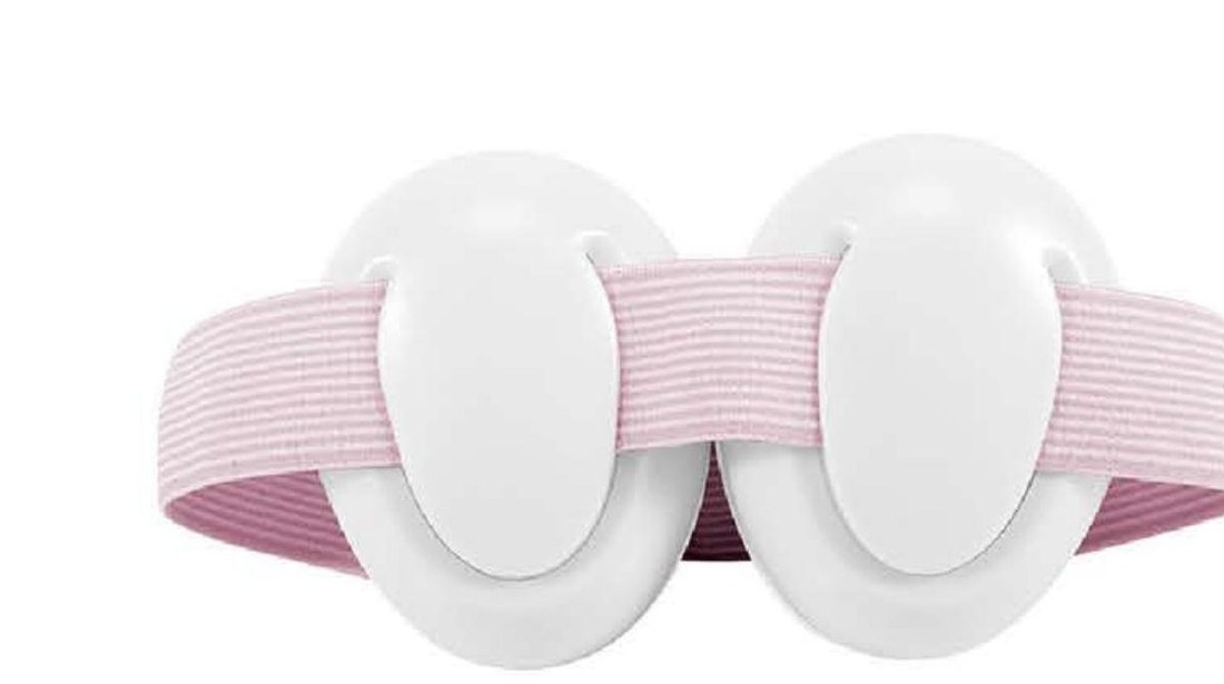 BM-1 newborn earmuff with adjustable elastic headband, unbranded product photo