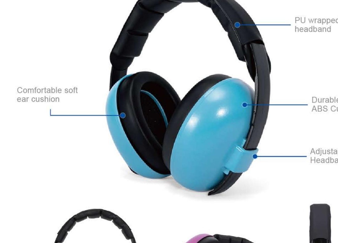 BM-3 baby/toddler headband earmuff, unbranded product photo