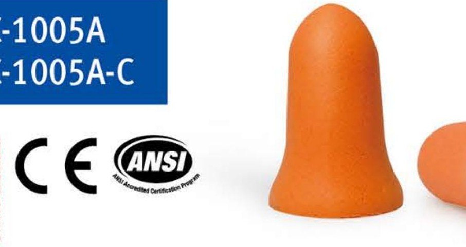 EC-1005A PU foam earplug, unbranded product photo