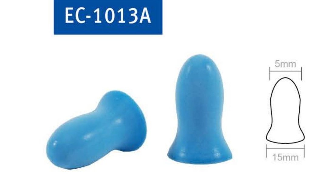 EC-1013A tapered foam earplugs, unbranded product photo