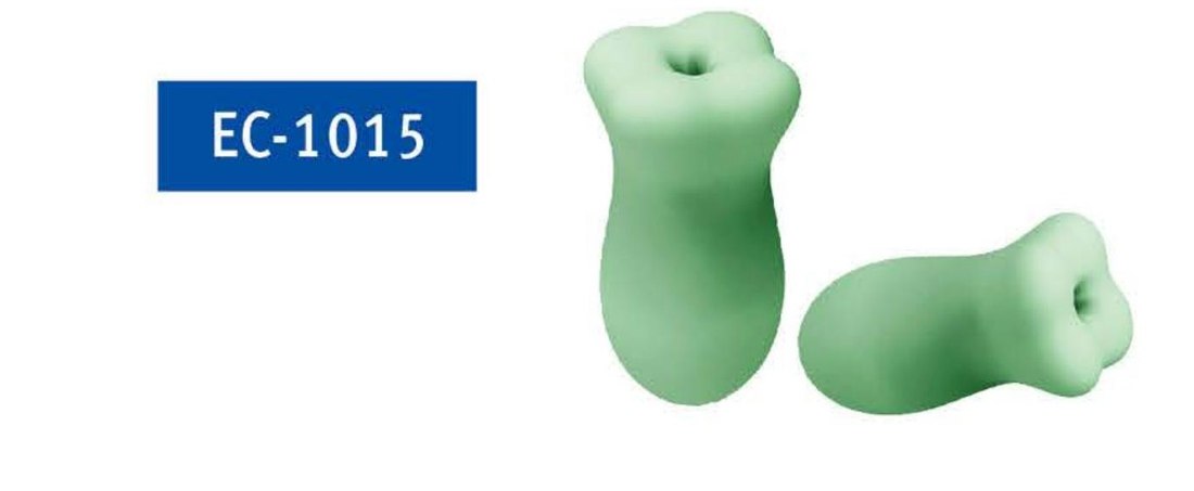 EC-1015 contour-shape foam earplugs, unbranded product photo