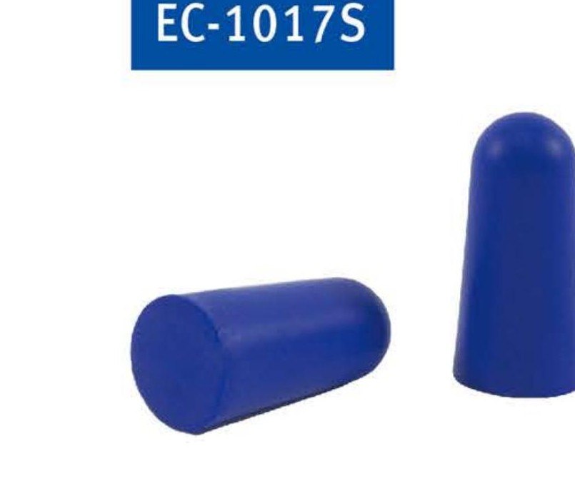EC-1017S bullet-shape foam earplugs, unbranded product photo