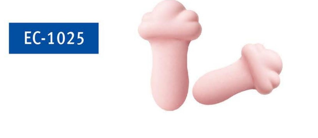 EC-1025 contour-shape foam earplugs, unbranded product photo