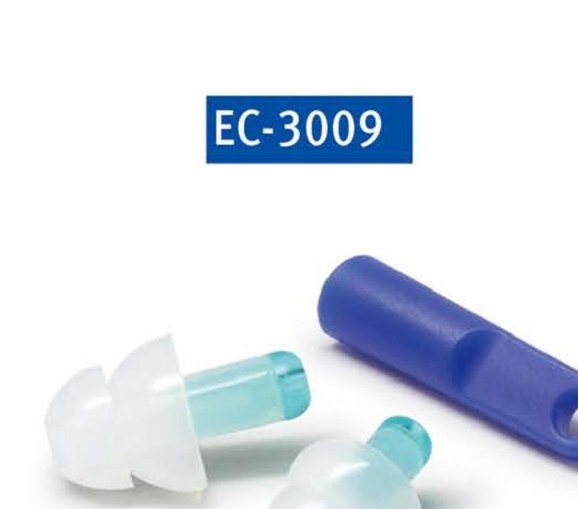 EC-3009 filtered music earplug with carry tube, unbranded product photo