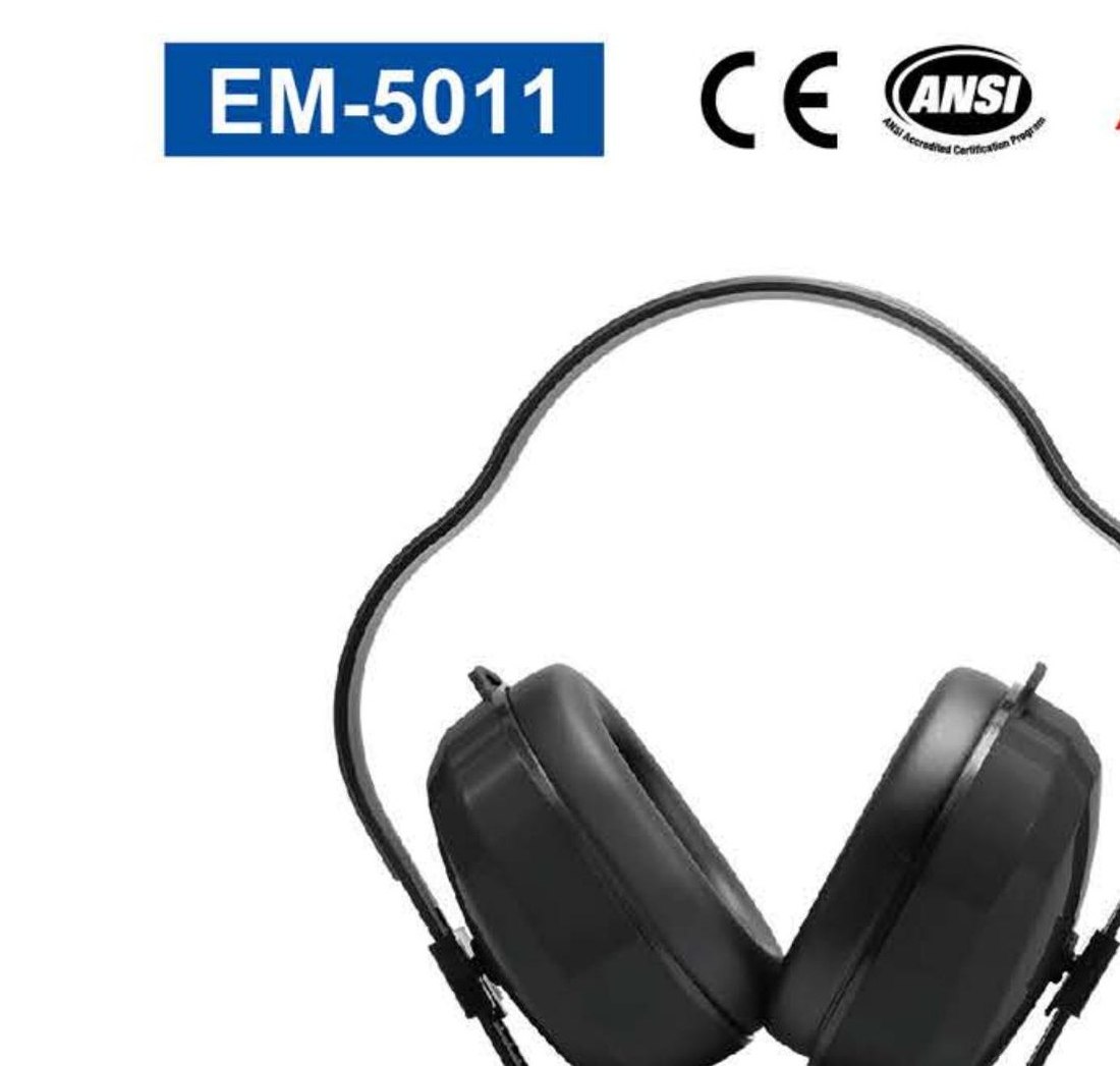 EM-5011 headband earmuff, unbranded product photo