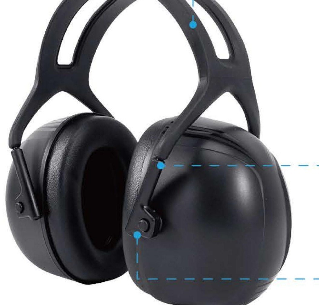 EM-7001L PLUS high-attenuation headband earmuff, unbranded product photo