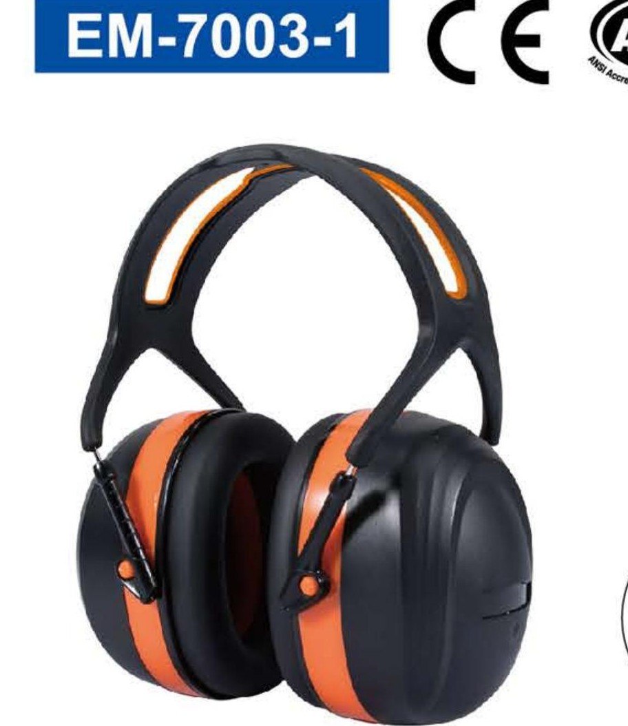 EM-7003-1 slim foldable headband earmuff, unbranded product photo