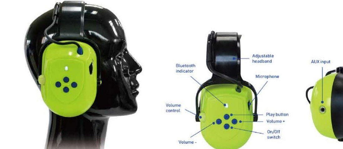 EM-9001M multifunction Bluetooth electronic earmuff, unbranded product photo