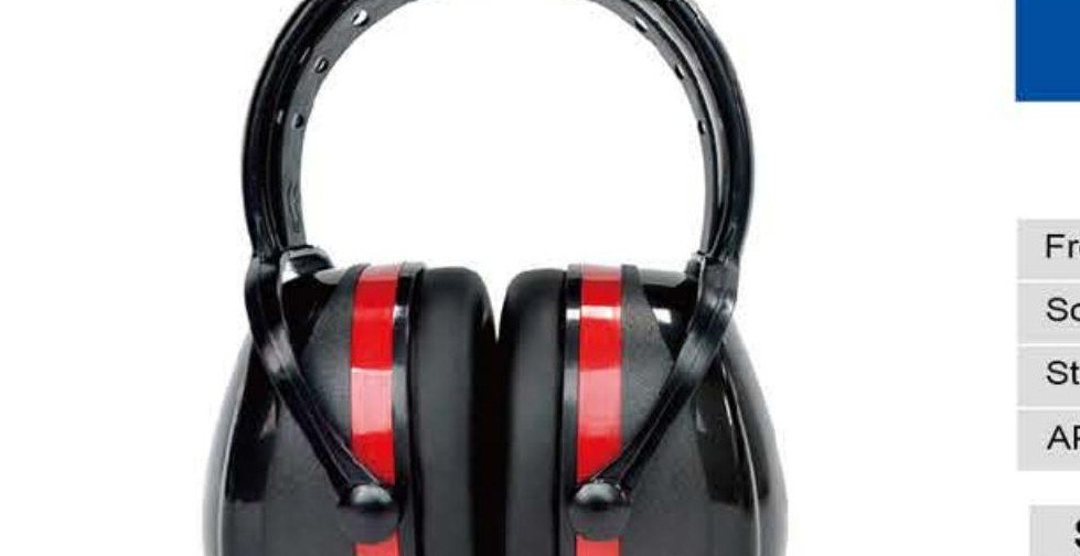 FM-2 foldable headband earmuff, unbranded product photo