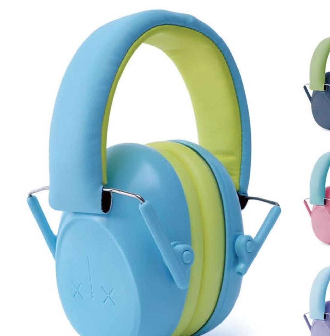 KM-5 kids mini folding headband earmuff, unbranded product photo