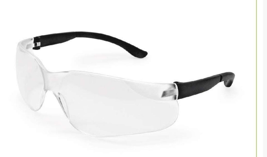 SG-71008A basic clear safety glasses, unbranded product photo