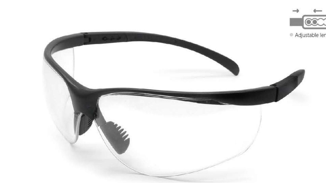 SG-71040 3-position adjustable safety glasses, unbranded product photo