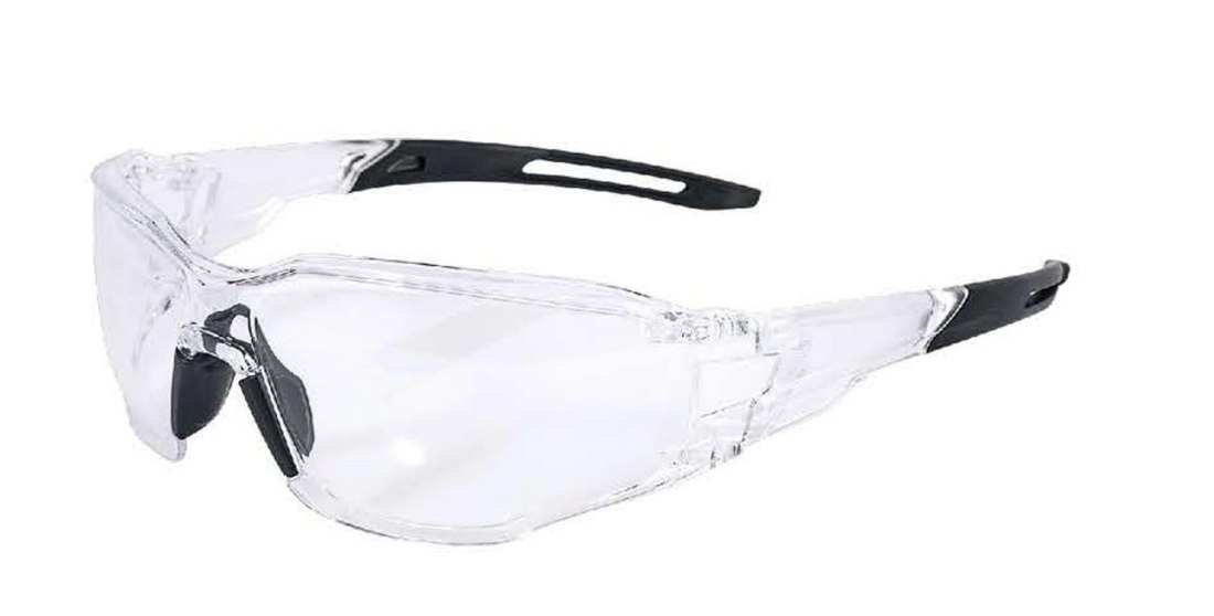 SG-71071 sleek wraparound safety glasses, unbranded product photo
