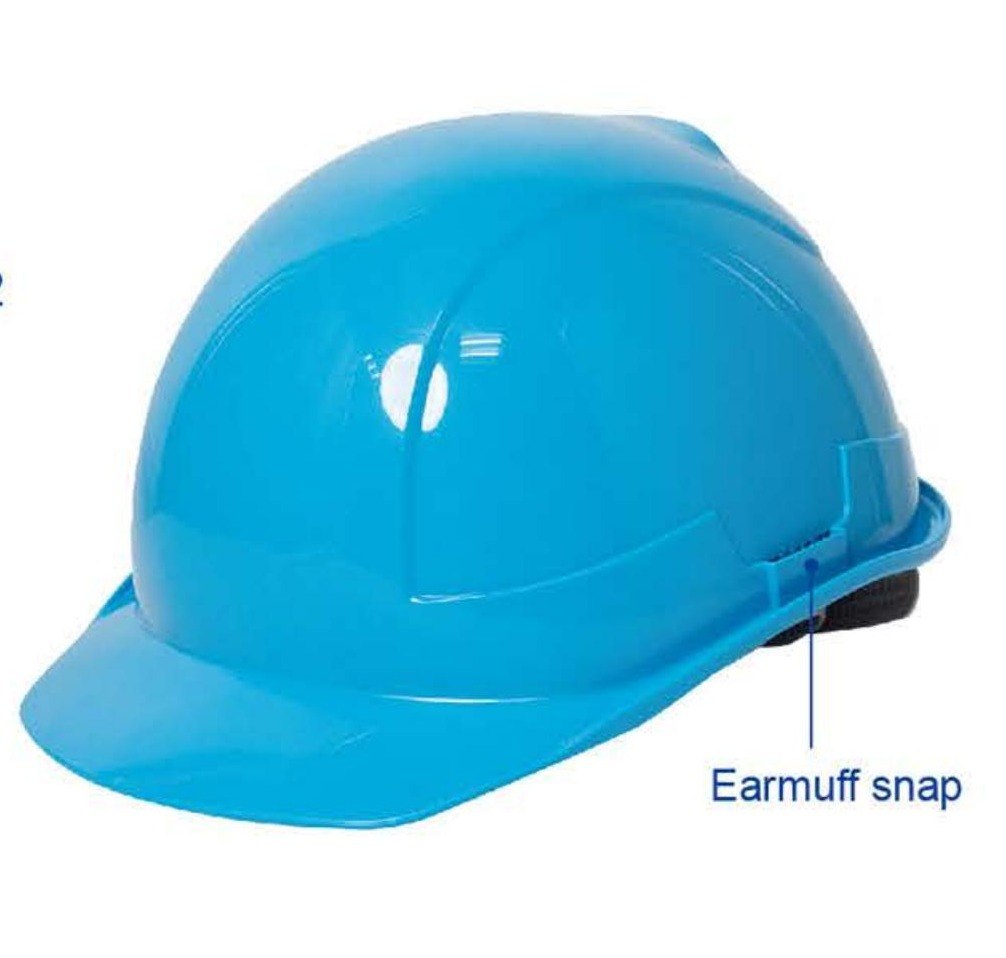 SH-6103 blue ABS safety helmet, unbranded product photo
